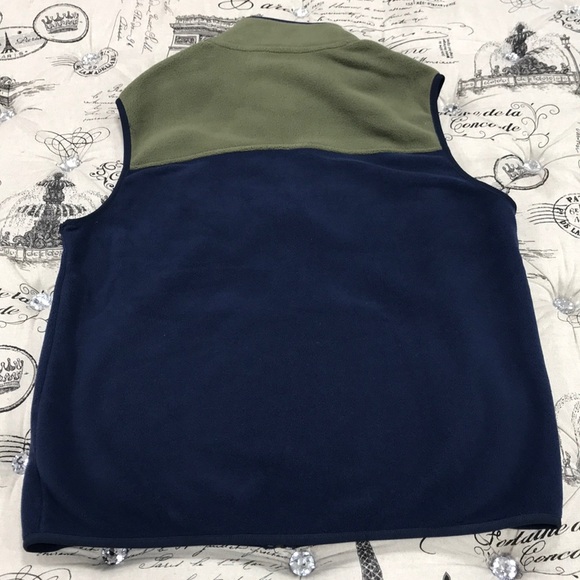 Brooks Brothers Colorblock Polar Fleece Zip Vest - Picture 4 of 9